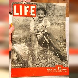 VINTAGE Life Magazine March 2 1942 Ginger Roger's, WWII